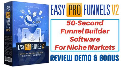 Easy Pro Funnels V2 Review Demo Bonus 50 Second Funnel Builder