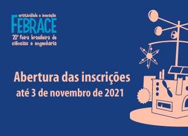 Abertas as inscrições para a Febrace 2022 Instituto Federal do Rio