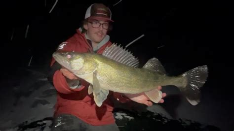 Early Ice Fishing Big Walleyes Youtube