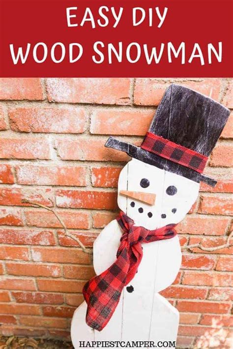 Diy Wood Snowman