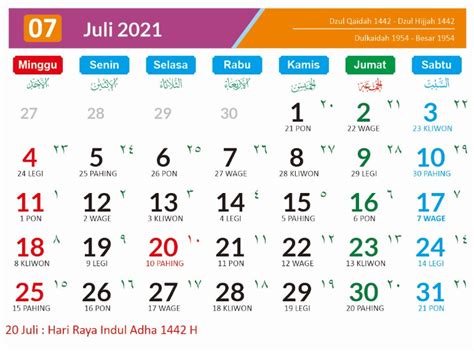 Kalender Tahun 2021 Indonesia Lengkap Jawa Hijriyah And Template Format Cdr Siap Edit