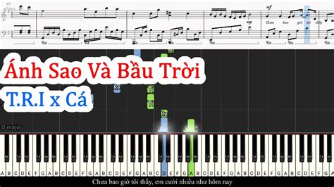 H Ng D N Piano Nh Sao V B U Tr I T R I X C Sheet Free Chords