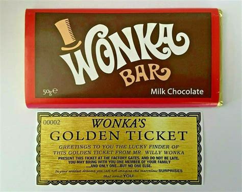 Willy Wonka Chocolate Bar