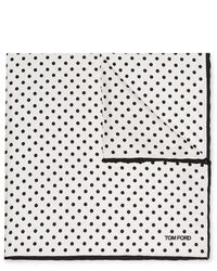 Pochette De Costume Pois Blanche Et Noire Tom Ford Mr Porter