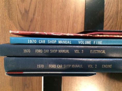 Sell Set Of Original Ford Shop Manuals Volumes And In