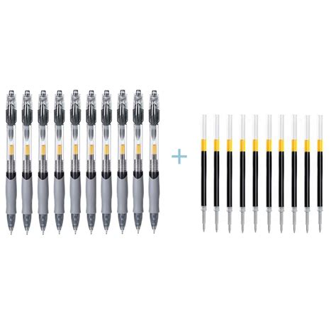 20er Gelstift Sets 0 5mm Schwarze Tinte Gelstifte Mit Mittlerer Spitze