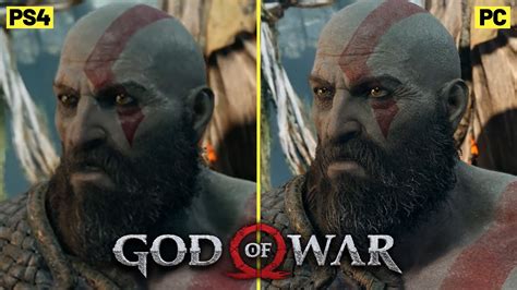 God Of War Pc Vs Ps4 Comparativa Gameplay 4k Ultra Settings Rtx 3080 Youtube