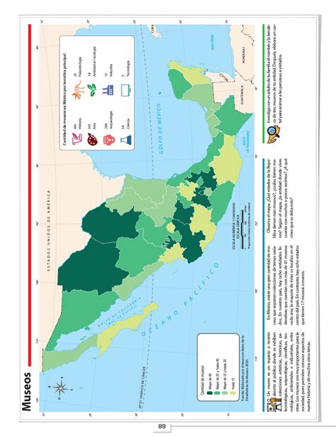 Atlas de México Cuarto grado Página 89 de 130 Libros de Texto Online