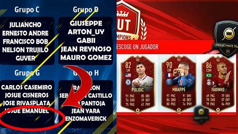 🔴fifa 20 Recompensas Fut Champions A Subs Y Sorteo De 1 Cupo Para El