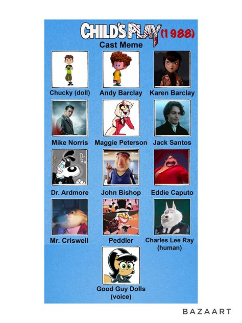 My Child's Play cast by HelluvabossDoctorwho on DeviantArt