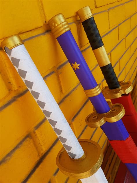 Stl File Zoro Swords Bow Of Wano One Piece ⚔️ ・3d Printable Model To