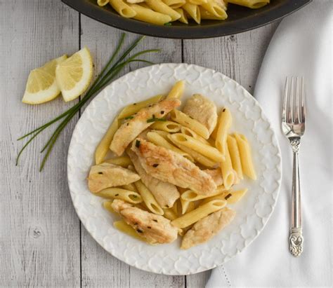 Low FODMAP 30 Minute Lemon Butter Chicken With Pasta Gluten Free Dr