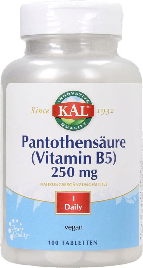 Supplementa Pantothens Ure Vitamin B Mg Tabletten Stk Ab