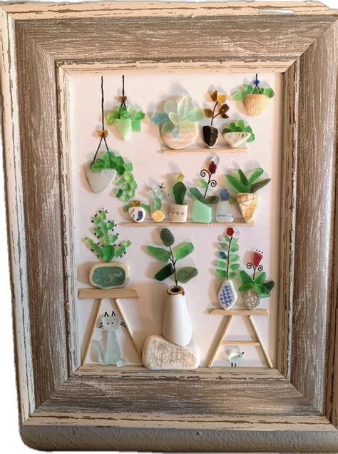 Pin By Michele Rueter On Sea Glass Crafts In Sea Glass Art Diy