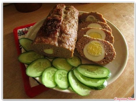 Мясной рулет с яйцами "Домашний" - Страна Мам