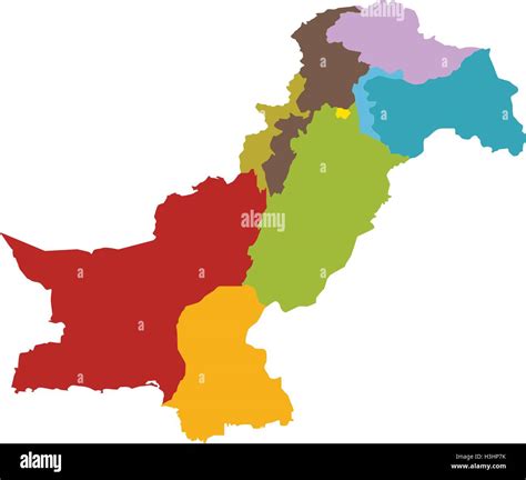 Pakistan Map Vector Hi Res Stock Photography And Images Alamy