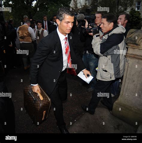 Manchester Uniteds Cristiano Ronaldo Arrives At Cameron House Hotel Hi