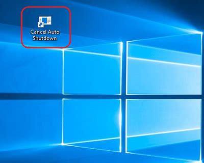 How To Cancel Automatic Shutdown In Windows