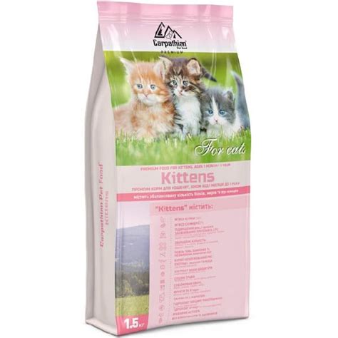 ᐉ Корм для котят всех пород Carpathian Pet Food Kittens с курицей ...