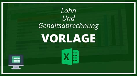 Lohn Und Gehaltsabrechnung Vorlage Excel