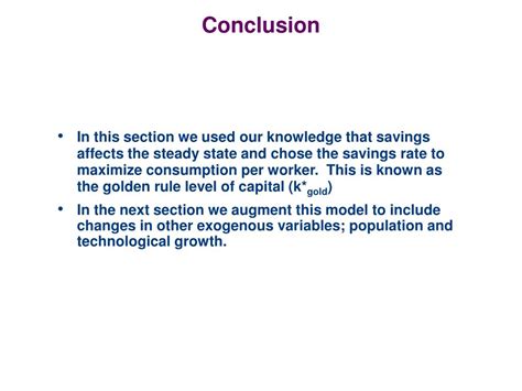 Ppt The Solow Growth Model Part Two Powerpoint Presentation Free