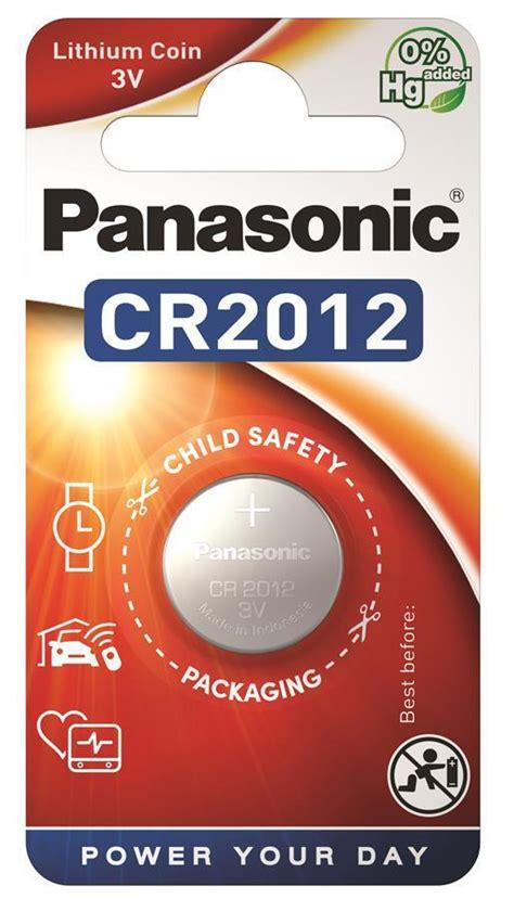 Батарейка Panasonic Литиевая CR2012 Блистер, 1 Шт. — Купить Недорого на ...
