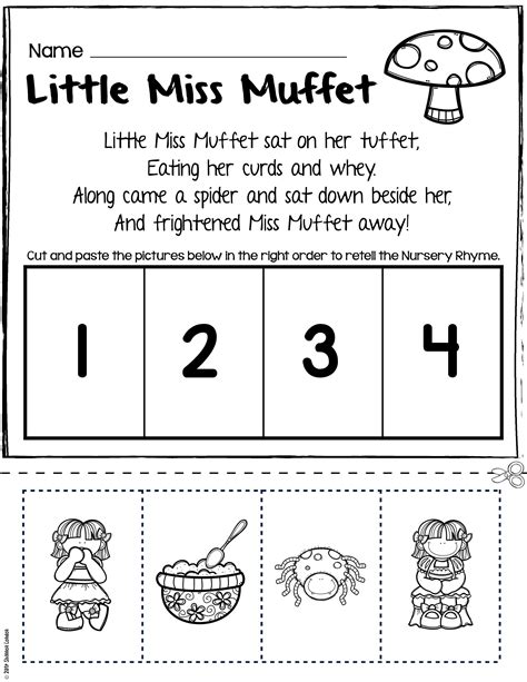 Nursery Rhymes Printable Sheets