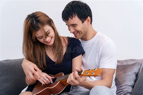 Couple In Love Stunning Sensual Portrait Of Young Couple Indoors