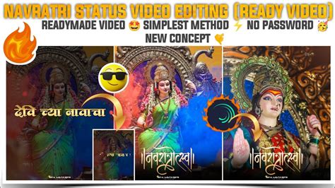 Navratri Special Status Video Editing In Alighmotion Ready Video