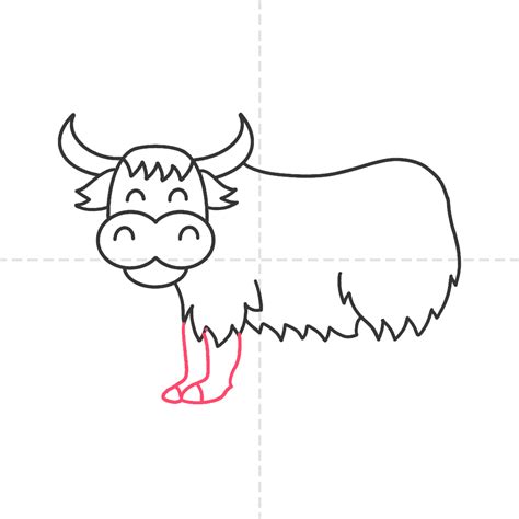 How To Draw A Yak In (11) Easy Steps For Kids