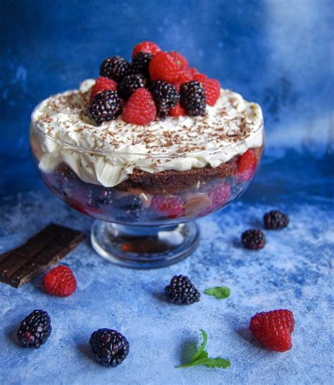 This Easy Assemble Chocolate Brownie Berry Trifle Is A Showstopper Of A