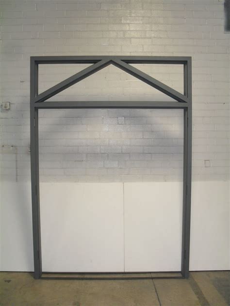 Paired Frame With Triangle Borrowed Lite Door Frame Unique Doors