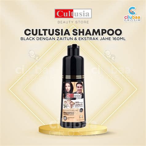 Jual CULTUSIA SHAMPOO ORIGINAL BLACK CULTUSIA COLOR FAST HAIR