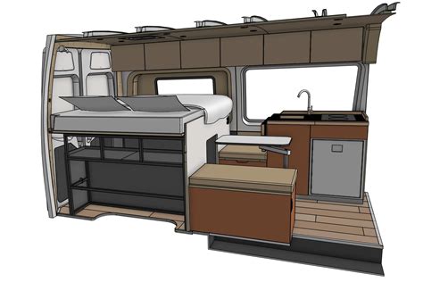 Mesa 144 Sprinter Van Model — Custom Van Builder Vanlife Customs