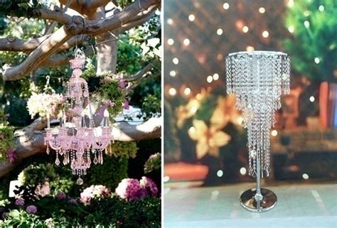 Ideas On How To Glam Up Your Wedding D Cor With Crystals Wedding