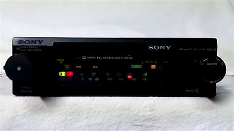 Vintage Sony Xr 65 Am Fm Cassette Car Stereo Youtube