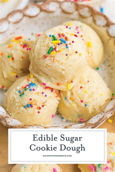 Edible Sugar Cookie Dough Single Serving