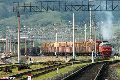 Станция Наушки. Вид в сторону ст. Харанхой — Railwayz.info