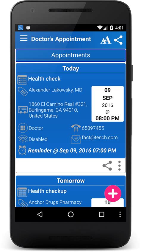 Doctor Appointment Reminder For Android Download