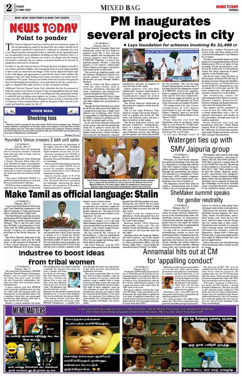 E Paper 27 May 2022 News Today First With The News