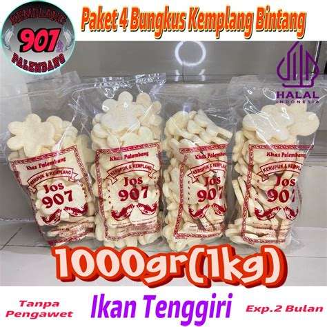 Jual PAKET 4 Bungkus KEMPLANG BINTANG SUPER IKAN TENGGIRI Shopee