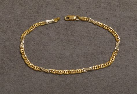 750 Gold Men S Bracelet Made In Italy No Reserve Price Catawiki