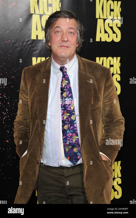 Stephen Fry During The Kick Ass Premiere Held At The ArcLight Cinemas