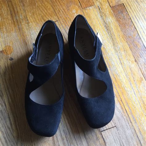 Anyi Lu Shoes Anyi Lu Shirlee Black Suede Mary Jane Shoe Made In