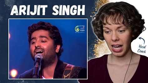 Vocal Coach Reacts To Arijit Singh Live At Gima Awards Youtube