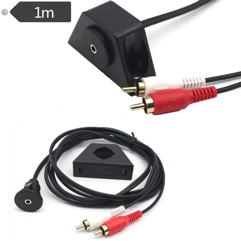 C Ble D Extension Pour Prise Jack Mm Entr E Aux Mp Rca Phono