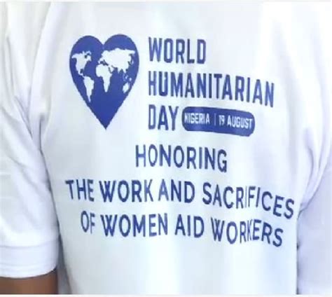 World Humanitarian Dayun Others Honour Aid Workers Across The World