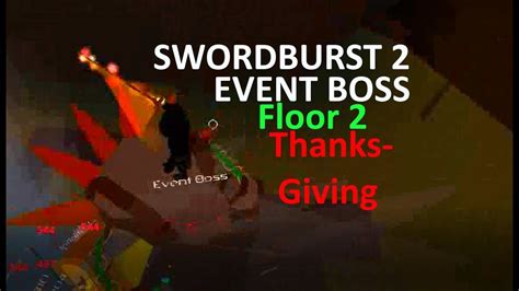 Swordburst 2 Event Boss F2 Left Of Tower Floor 2 Youtube