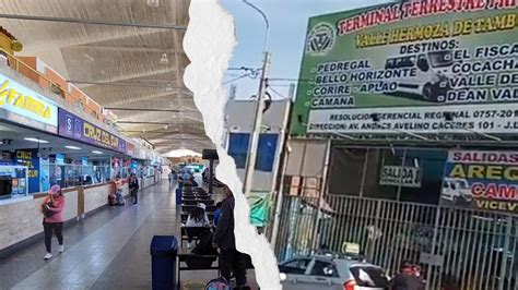 Terminal Terrestre de Arequipa sin atención Radio y tv Lider