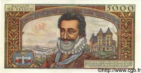 Nf Sur Francs Henri Iv France F P Banknotes